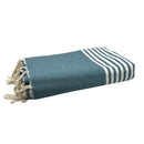 Fouta XXL Arthur Duck Blue - 200 x 300 cm | Large Beach Towel | Sofa Throw