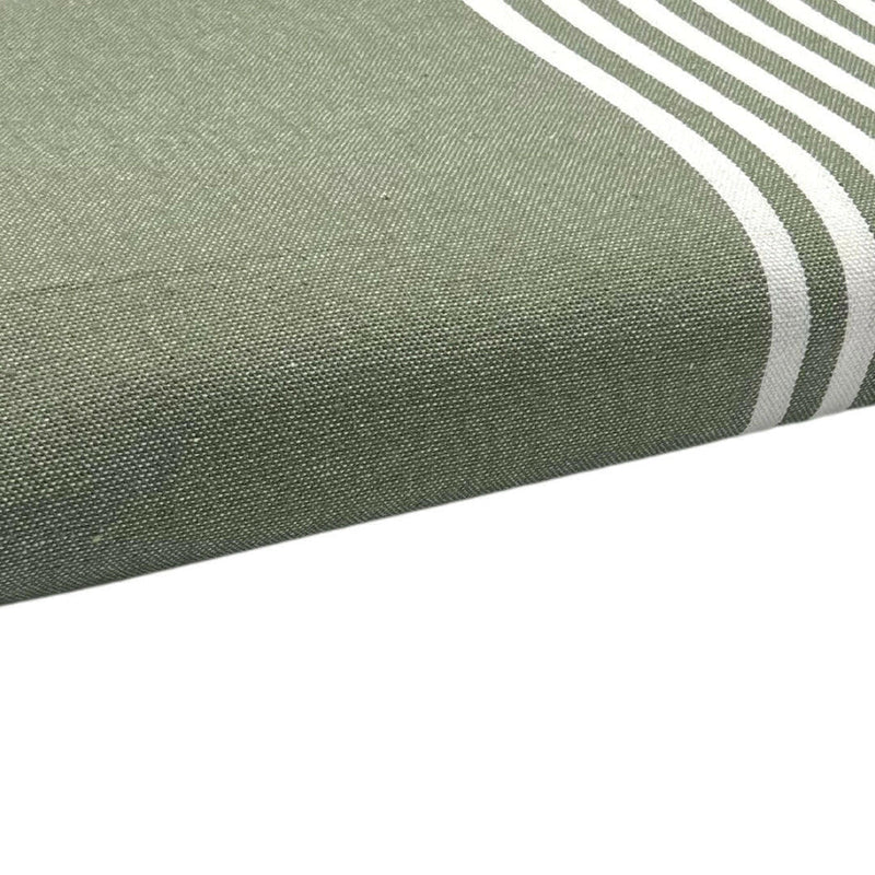 Fouta XXL Arthur Olive - 200 x 300 cm | Large Beach Towel | Sofa Throw