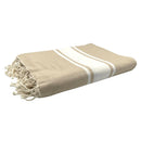 Fouta XXL Classique Sahara - 200 x 300 cm | Large Beach Towel | Sofa Throw