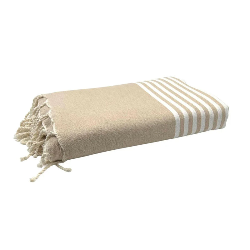 Fouta XXL Arthur Sahara - 200 x 300 cm | Large Beach Towel | Sofa Throw