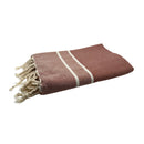 Fouta Chevrons Terracotta - 100 x 200 cm | Beach Towel