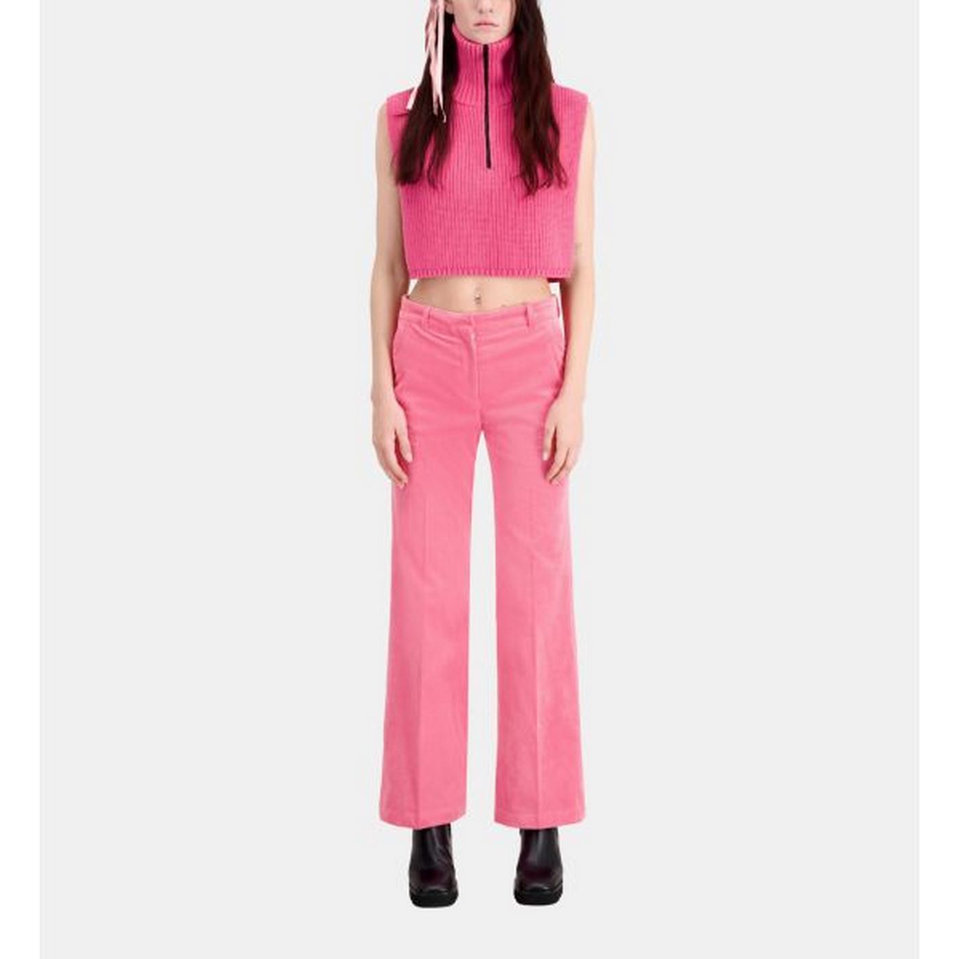 The Kooples - Corduroy Trousers - Pink - Women