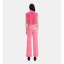 Pantalon En Velours - Rose - Femme