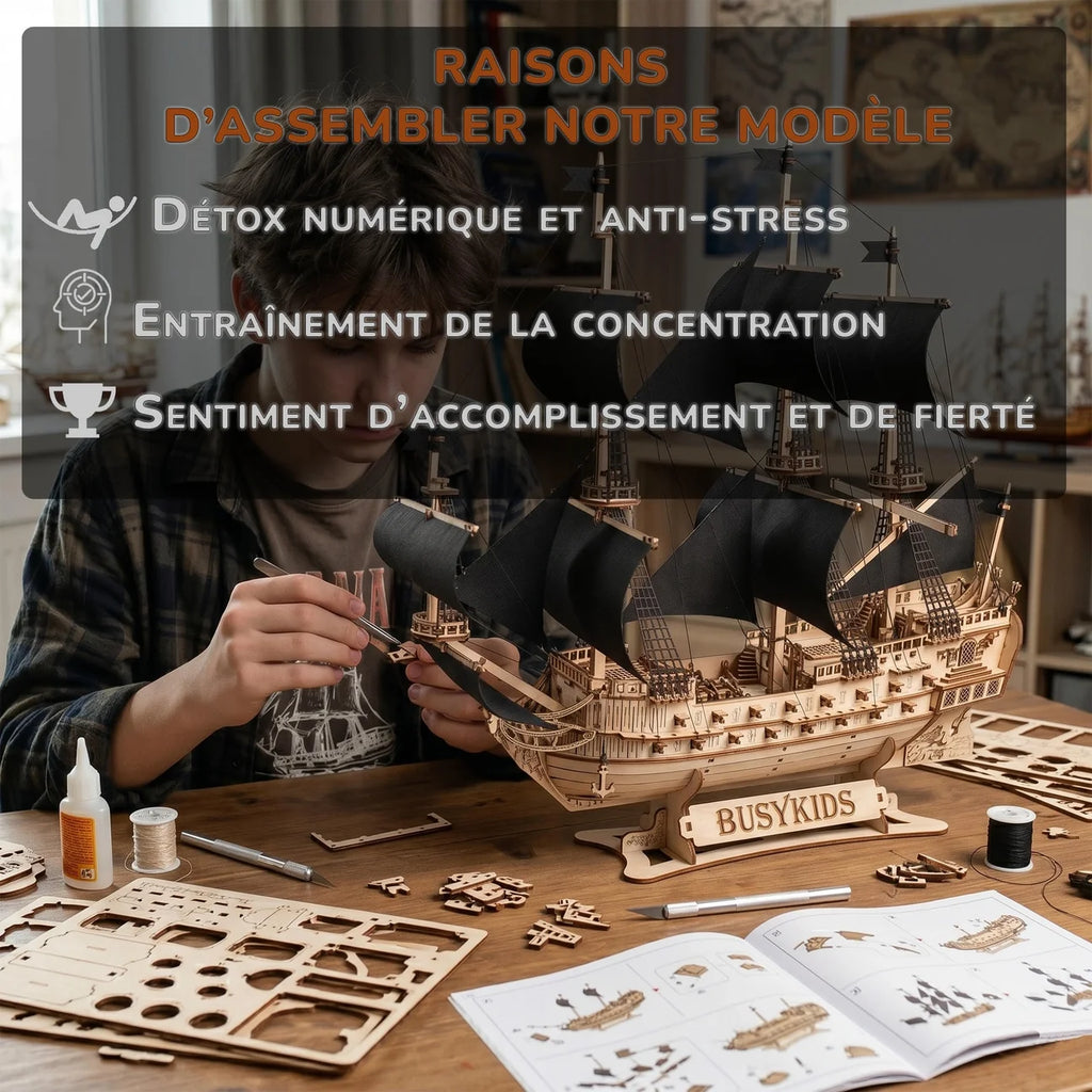Puzzle 3D Le Virement de Mer – Madera