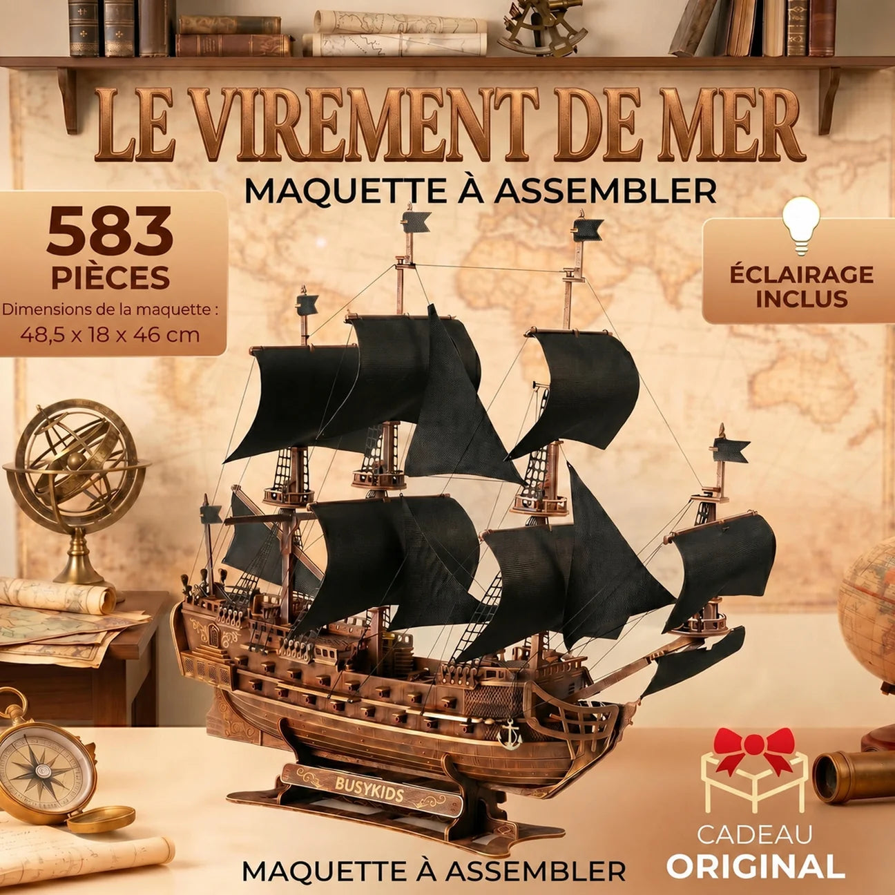 Puzzle 3D Le Virement de Mer – Madera