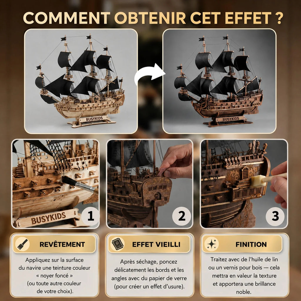 Puzzle 3D Le Virement de Mer – Madera