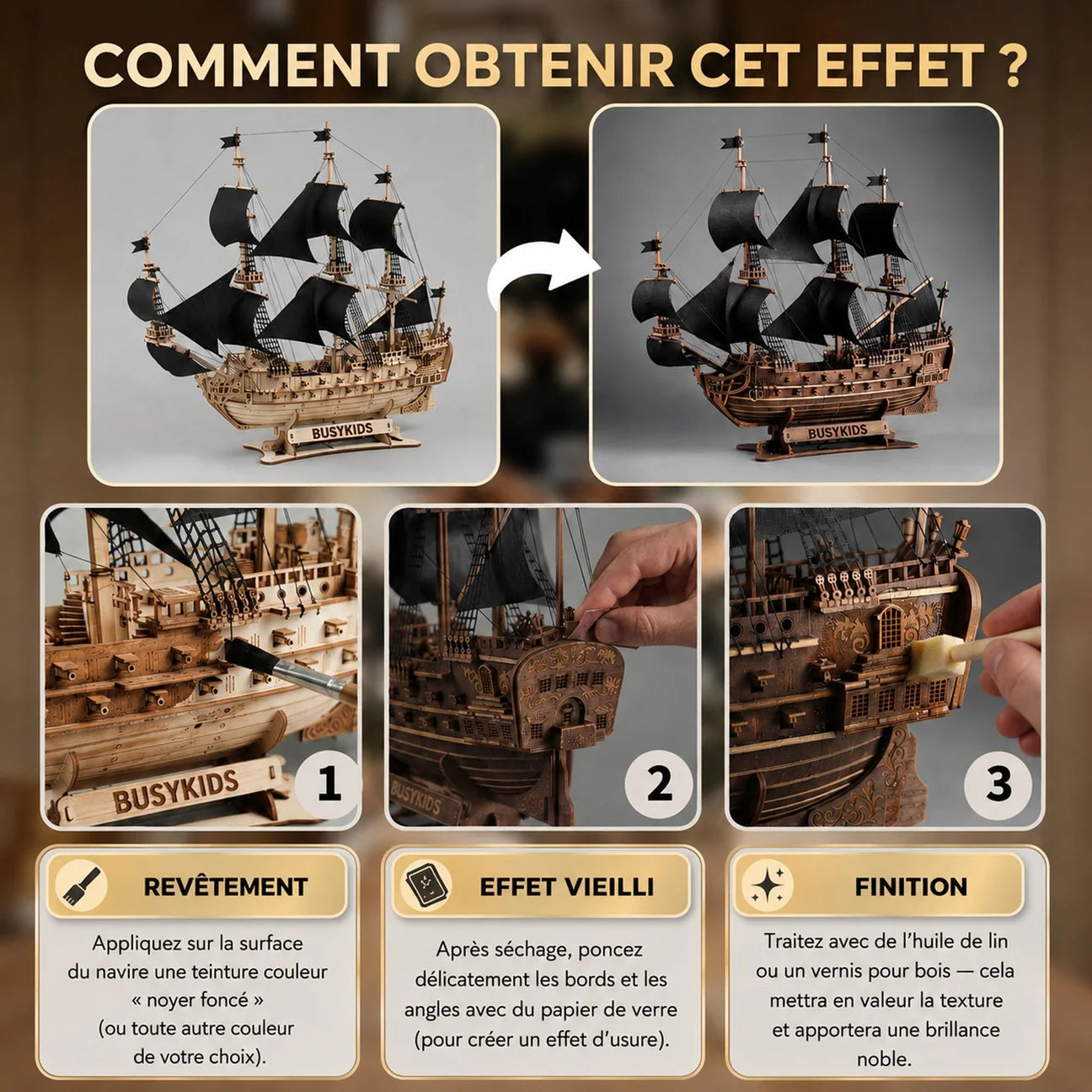 Puzzle 3D Le Virement de Mer – Madera
