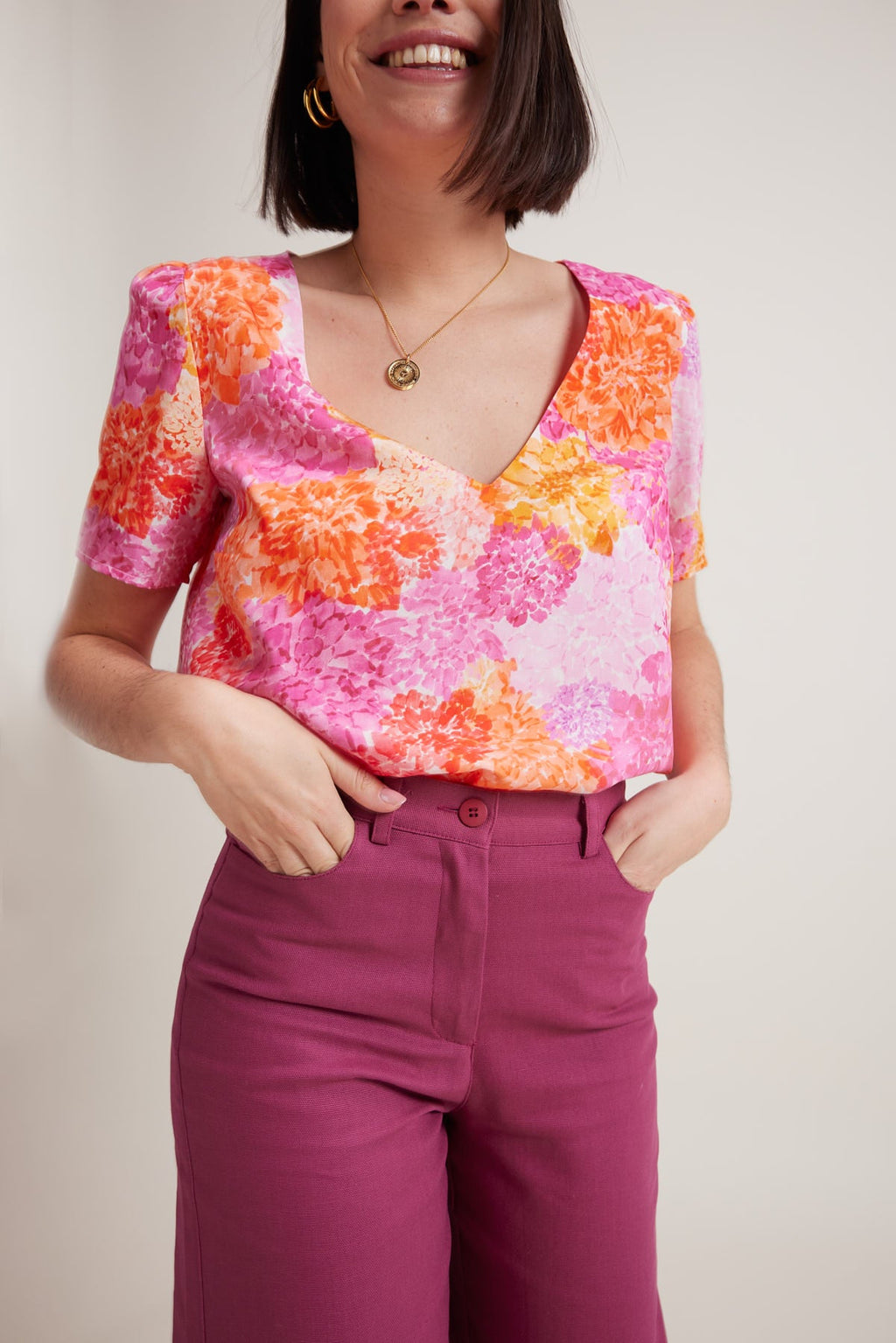 Top Francesca Peony Bomb