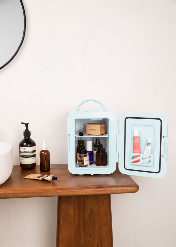Nevera Mini Box - Mini Nevera Con Función Frío/Calor 4 L - Azul Pastel