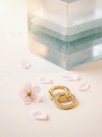 Céline Vintage Intertwined Rings Brooch