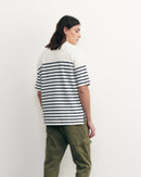 "french touch" montpar sailor shirt#color_off-white-ultramarin