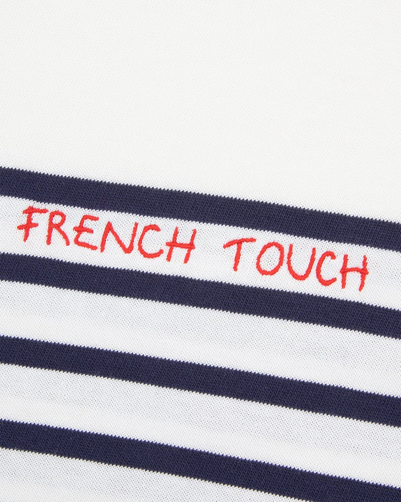 "french touch" montpar sailor shirt#color_off-white-ultramarin