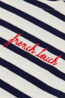 "french touch" short-sleeves gardette sailor shirt#color_ivory-navy