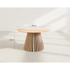 Freya - Mesa De Centro - 78 Cm - Marrón