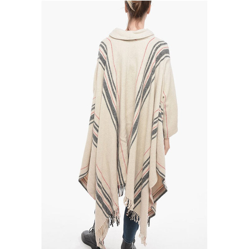 Fringed Blanket Coat