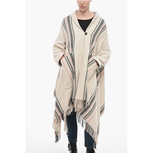 Fringed Blanket Coat