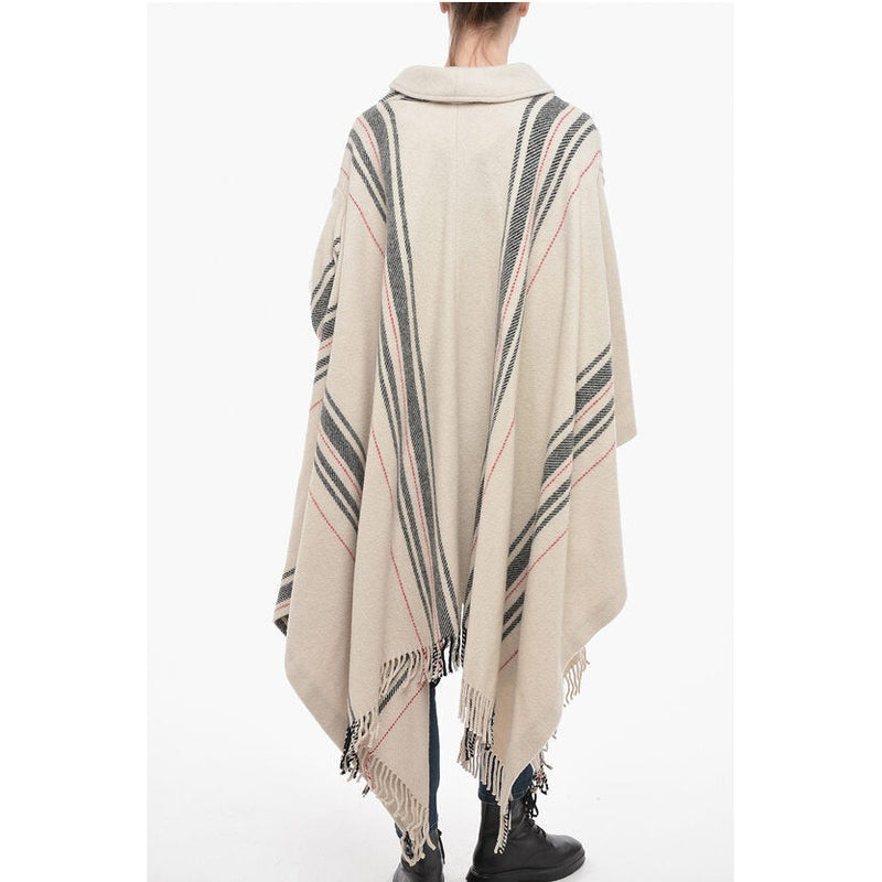 Fringed Blanket Coat