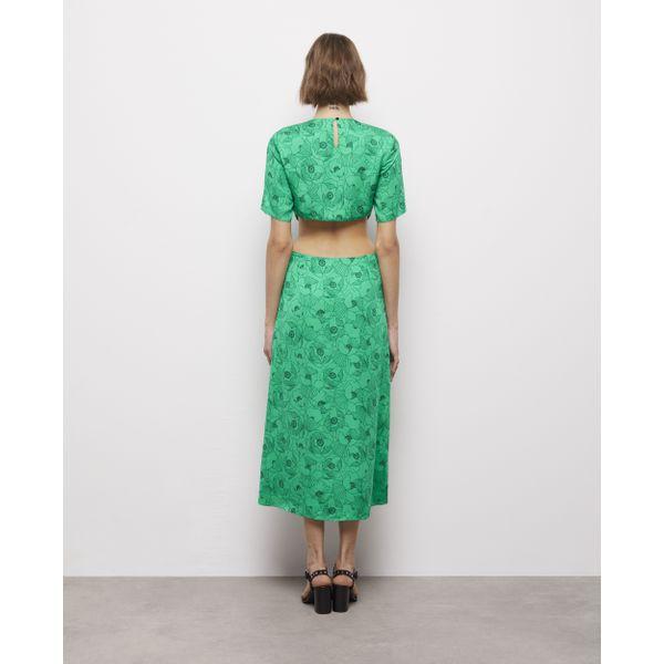 The Kooples - Robe Longue - Vert - Femme