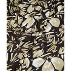 Long Printed Dress With Buttons - Women