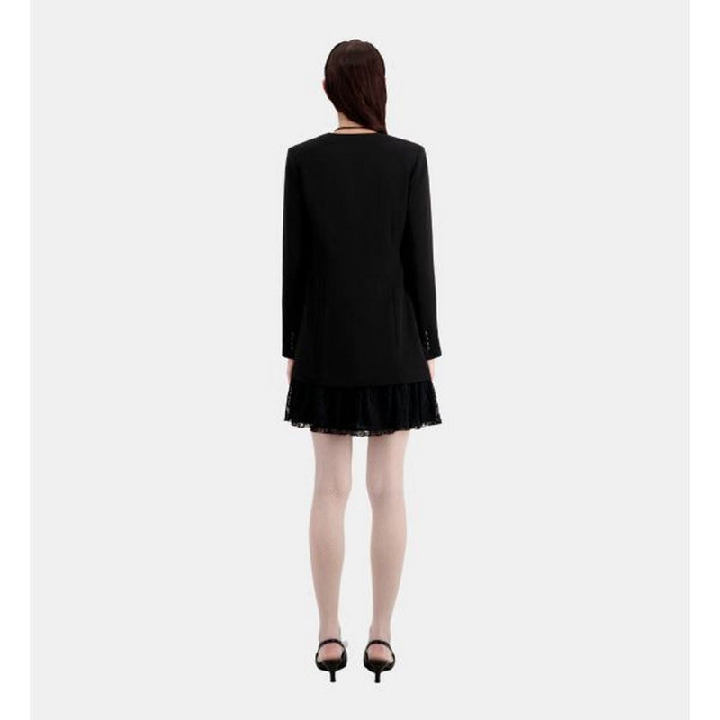 Vestido skater - Negro - Mujer