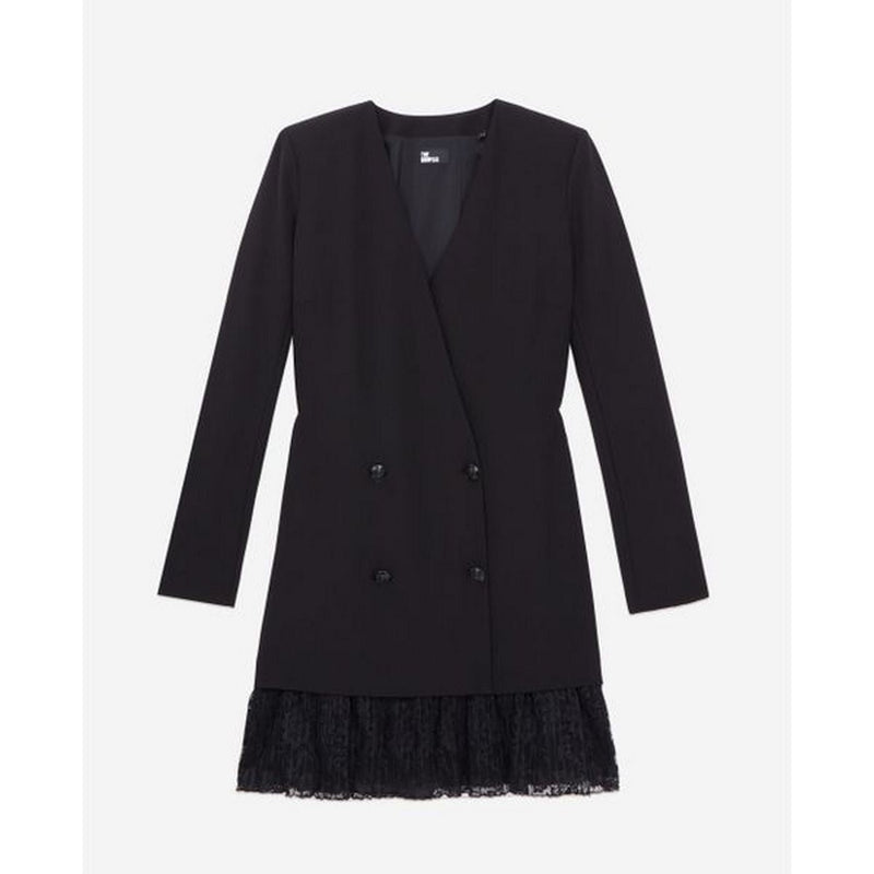 Vestido skater - Negro - Mujer