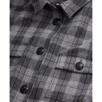 Wool Shirt Dress - Gray - Women