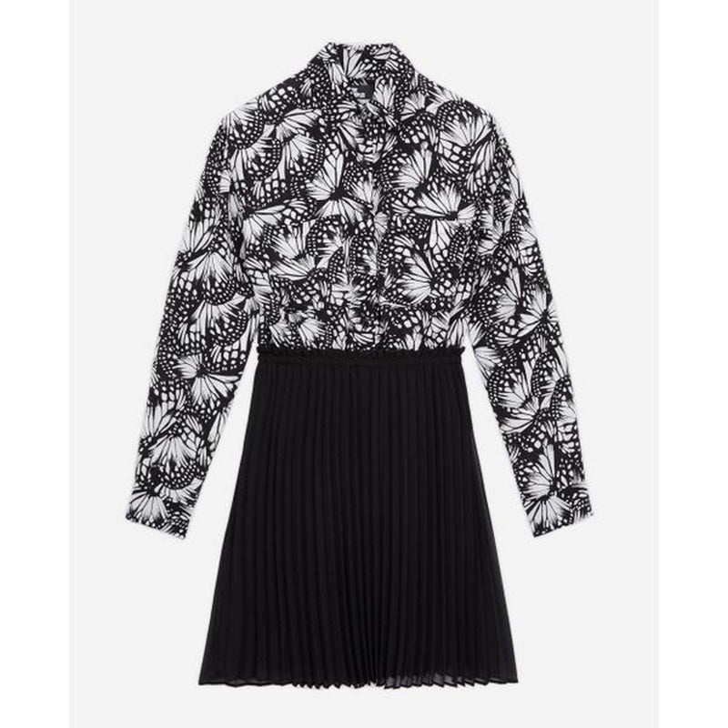 Robe Trompe-L’Œil – Noir - Femme