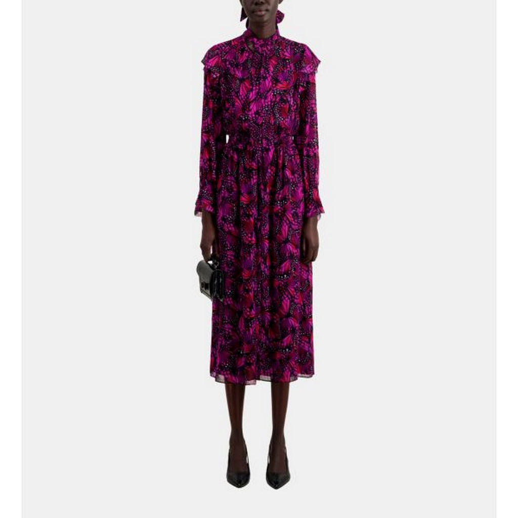 Vestido midi - Rosa - Mujer