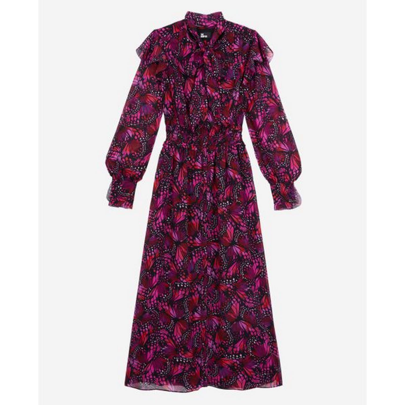 Vestido midi - Rosa - Mujer