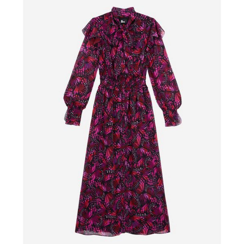 Vestido midi - Rosa - Mujer