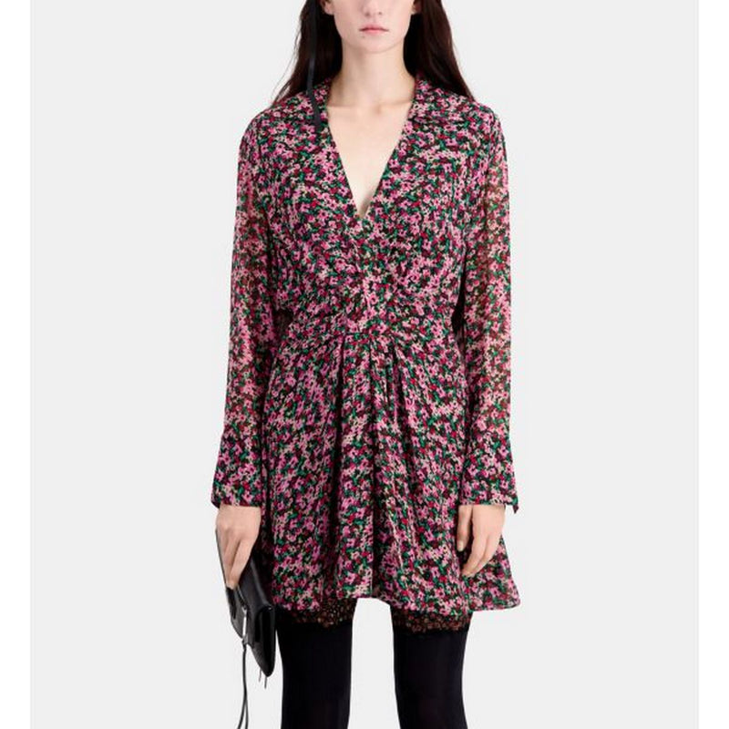 Vestido skater - Negro - Mujer