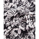 Vestido cruzado - Negro - Mujer