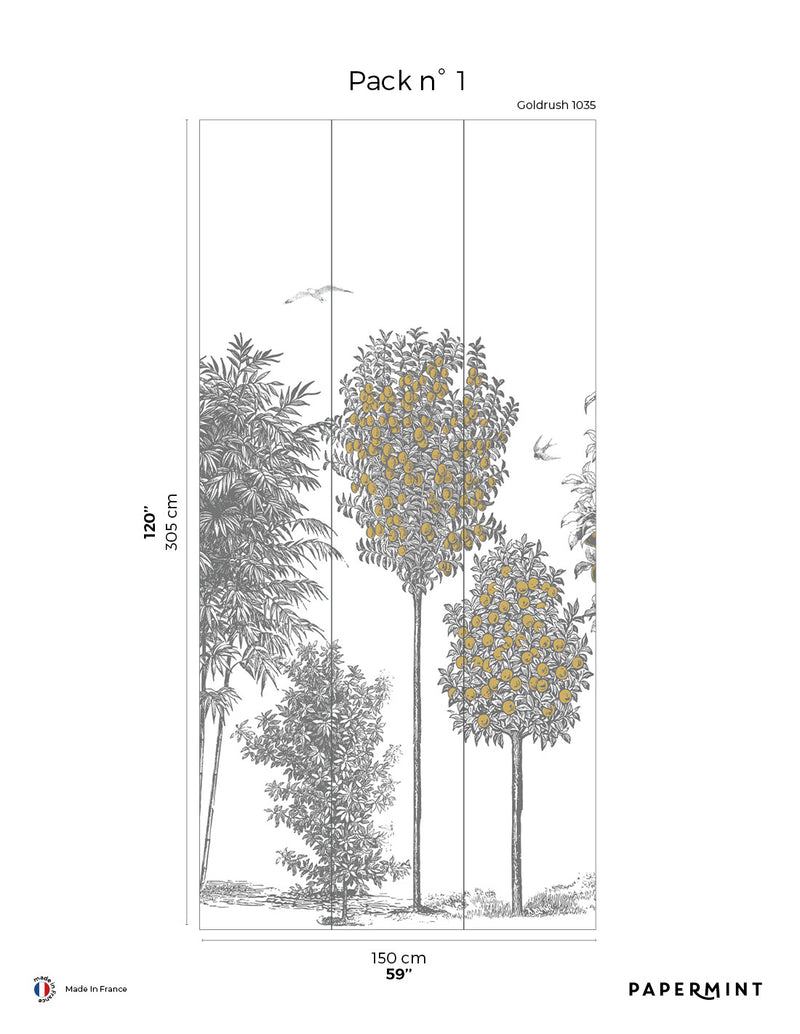 Fresque Fruitiers - Goldrush