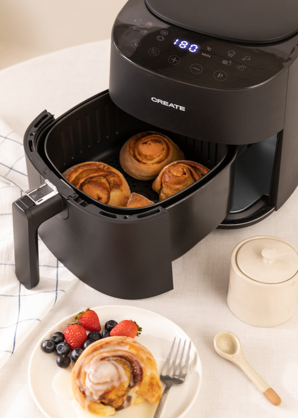 Air Pro Compact Fryer - Oil-Free Fryer 3.5 L - Black
