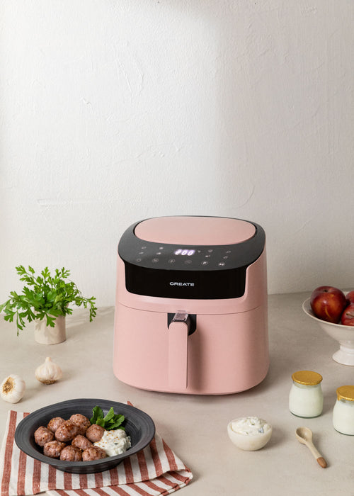 Air Fryer Pro Large - Friteuse Sans Huile 6.2L - Rose Pastel