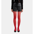 The Kooples - Short En Cuir Biker - Femme