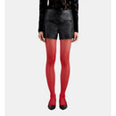 Shorts de cuero estilo motero - Mujer
