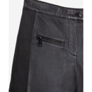 Shorts de cuero estilo motero - Mujer