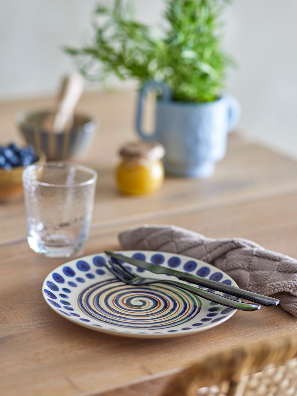 Shama - Plate - Multicolour - Stoneware