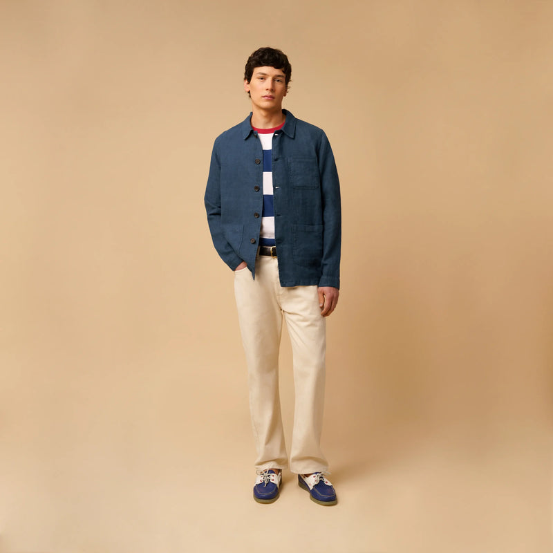 Veste Linen Work Black