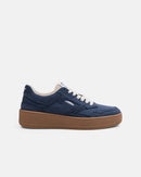 Baskets Origin - Full Blue Suede - Mushroom