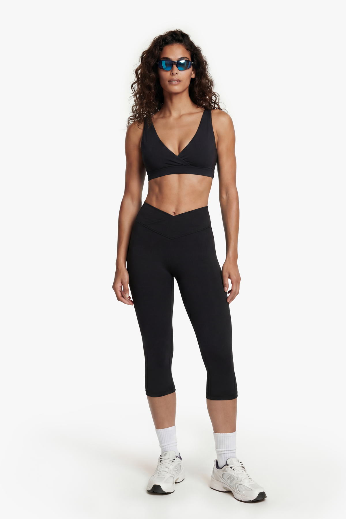 Reggiseno sportivo Crossed - Black