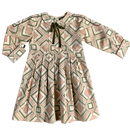 Robe Vintage tile print, collection Bonjour "Au bonheur des Dames" - Sélection Bonjour à retrouver sur amaetc.com, concept store eco friendly pour enfants