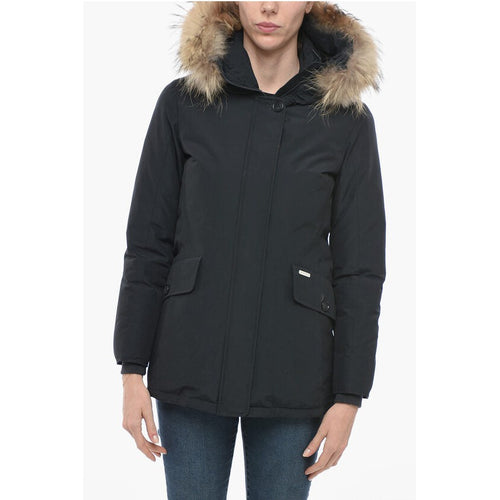 Fur-Edged Gallery Down Jacket