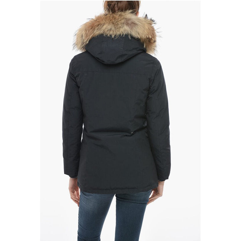 Fur-Edged Gallery Down Jacket