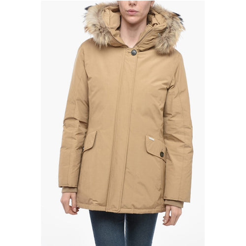 Fur-Edged Gallery Down Jacket