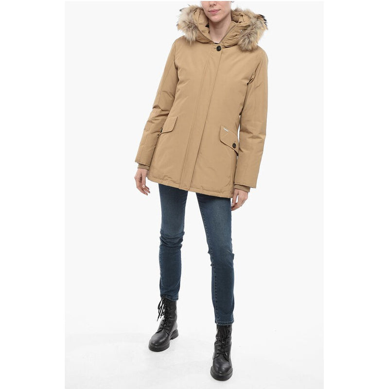 Fur-Edged Gallery Down Jacket