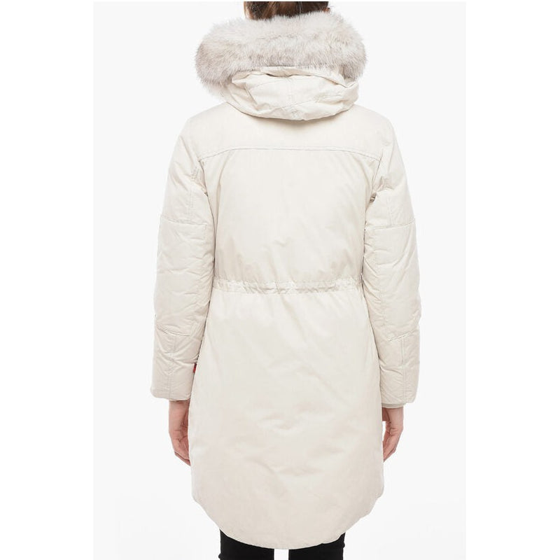 Parka Fur Hood Military Padded