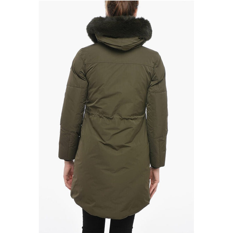 Parka Fur Hood Military Padded