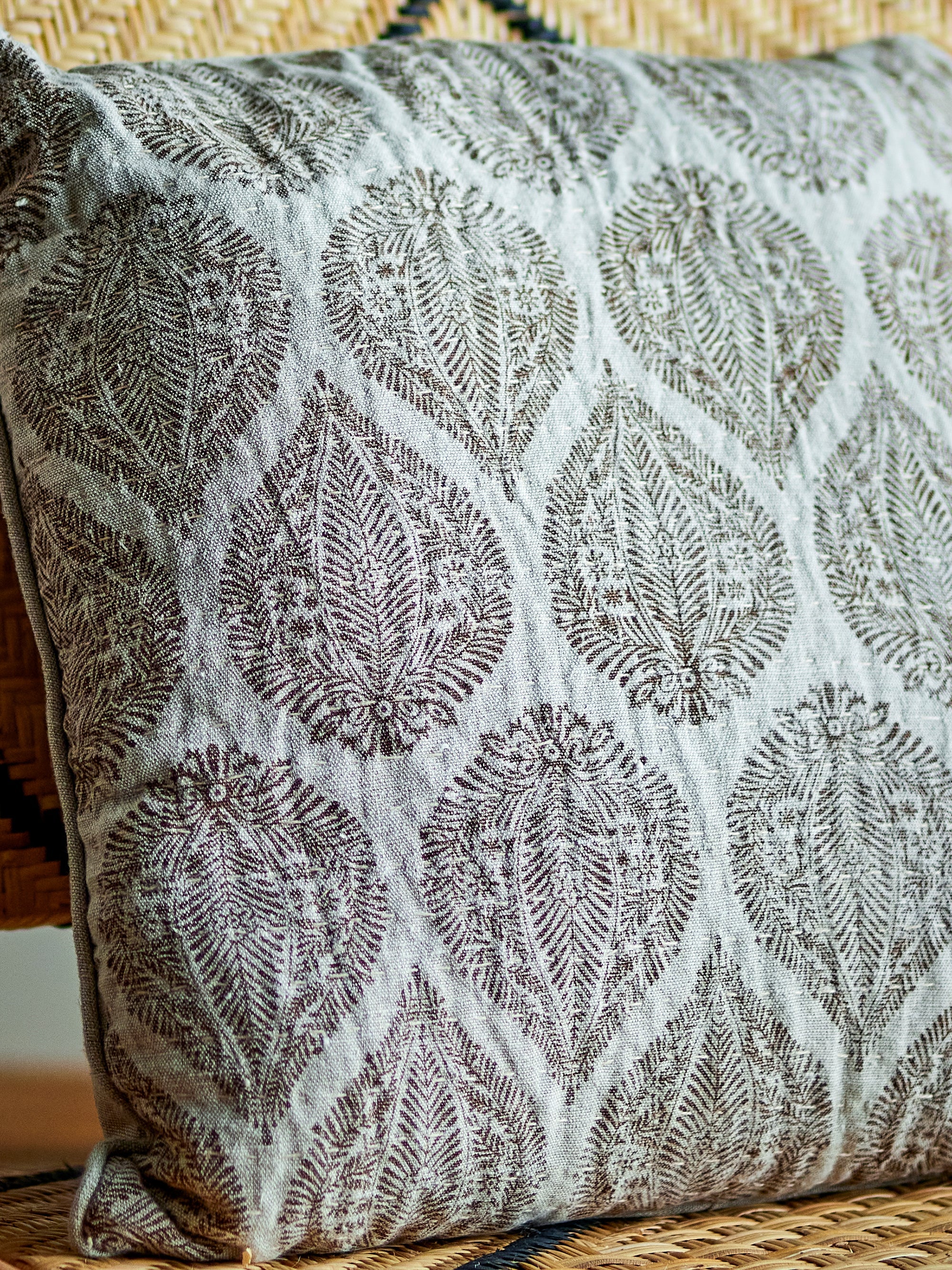 Cergy - Set of 4 Cushions - Brown - Cotton